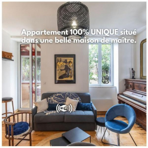 Appart cosy Rétro voyage avec véranda & piano Bagnères-De-Bigorre